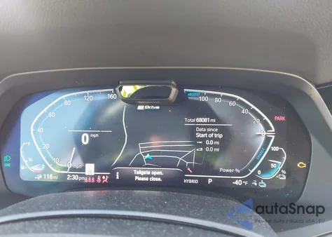 2022 BMW X5 Phev xDrive45E z USA, uszkodzony, nr VIN 5UXTA6C01N9K03912